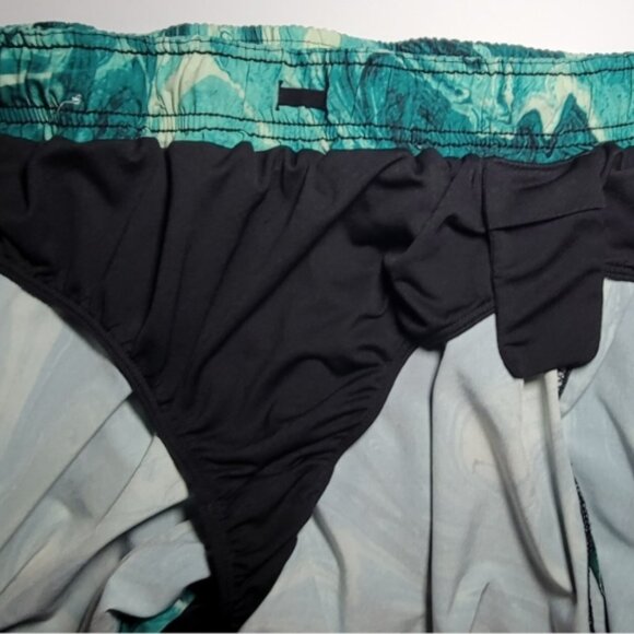 Xersion Womens Stretch Mulicolored Green Athletic Running Shorts Size Small - Picture 6 of 14